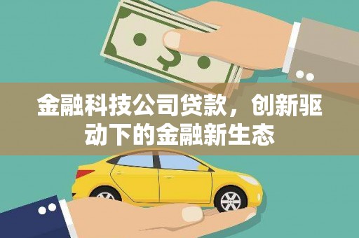 文安金融科技公司贷款，创新驱动下的金融新生态