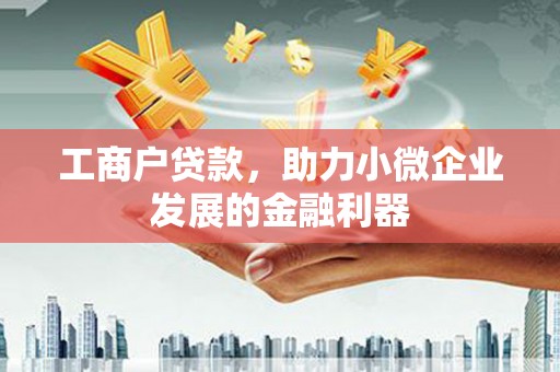 文安工商户贷款，助力小微企业发展的金融利器