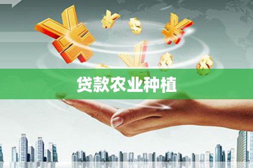 文安贷款农业种植