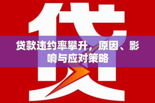 文安贷款违约率攀升，原因、影响与应对策略