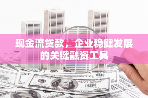 文安现金流贷款，企业稳健发展的关键融资工具
