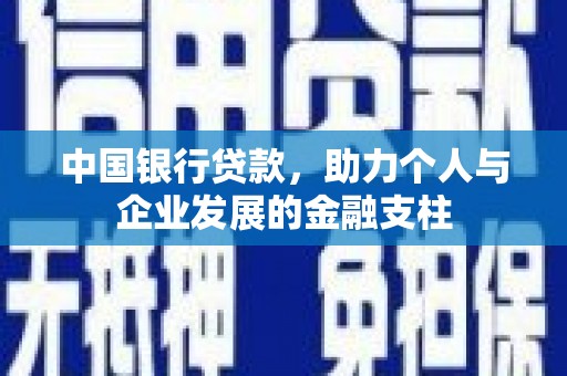 文安中国银行贷款，助力个人与企业发展的金融支柱