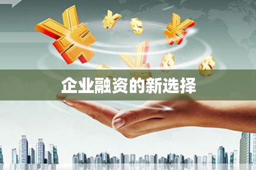 文安企业融资的新选择