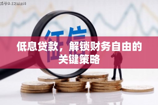文安低息贷款，解锁财务自由的关键策略