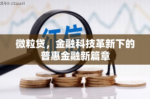 文安微粒贷，金融科技革新下的普惠金融新篇章
