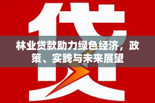 文安林业贷款助力绿色经济，政策、实践与未来展望