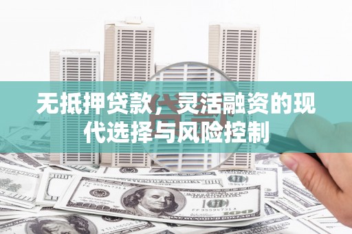 文安无抵押贷款，灵活融资的现代选择与风险控制