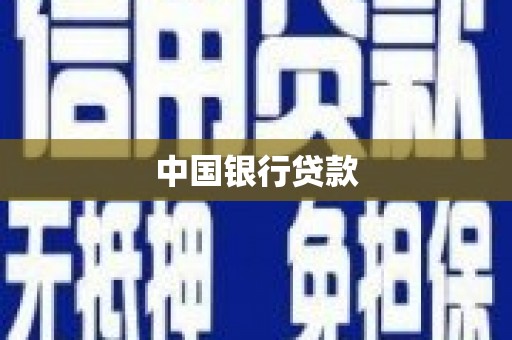 文安中国银行贷款