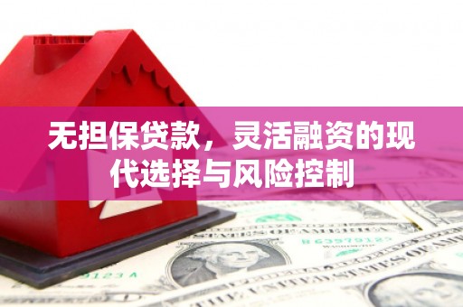 文安无担保贷款，灵活融资的现代选择与风险控制