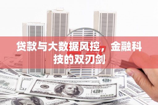 文安贷款与大数据风控，金融科技的双刃剑