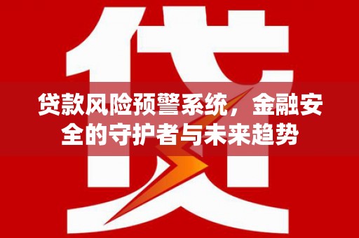 文安贷款风险预警系统，金融安全的守护者与未来趋势