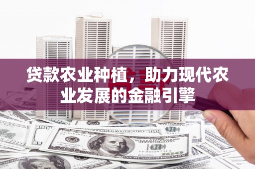 文安贷款农业种植，助力现代农业发展的金融引擎