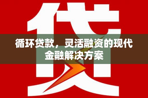 文安循环贷款，灵活融资的现代金融解决方案